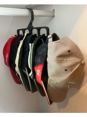 Gardrop Şapka Askısı Şapka Asma Aparatı Şık Tasarım Şapka Düzenleyici Şapka Organizer Şapka Tutacağı