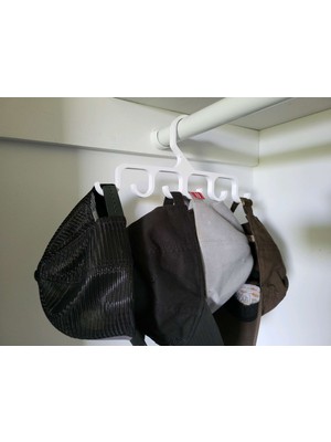 Gardrop Şapka Askısı Şapka Asma Aparatı Şık Tasarım Şapka Düzenleyici Şapka Organizer Şapka Tutacağı