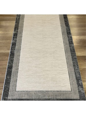 Hoom Rugs Aria 1105 Antrasit Pamuk Tabanlı Modern Halı