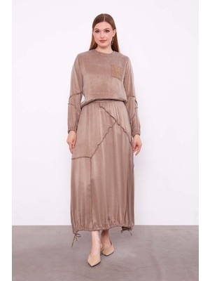 Yağ Yeşili Asimetrik Model Cupra Etek Takım