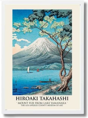 Tablo Center Hiroaki Takahashi | Çerçeveli MDF Sanat Tablosu | Modern Ev Ofis Dekorasyonu |