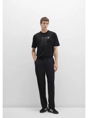 Erkek Siyah M0010457-71379 Jogger Pantolon