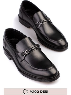 Hakiki Deri, Kauçuk Tabanlı, 4 Mevsim, Iç Dış Deri, Erkek Klasik Ayakkabı