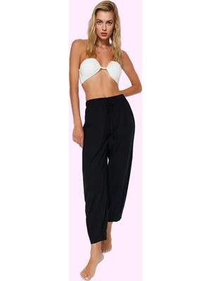 Kadın Yüksek Bel Havuç Pantolon Pamuklu Rahat Yazlık Günlük Hafta Sonu Yaz Aylarının Vazgeçilmezi