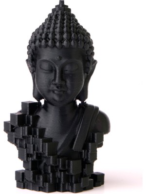Buda Büst / Figür - 14 cm Manevi Çağdaş Sanat - Pixel Buddha Bust - Biblo