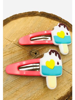 2 Li Figürlü Renkli Lüks Çıt Çıt Toka