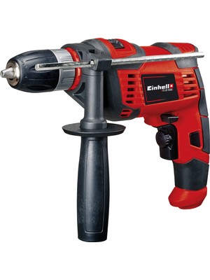 Einhell Darbeli Matkap TC-ID 550 E (550 W, elektronik devir ayarı, devir ön seçimi, sağ/sol dönüş, metal derinlik mesnedi, yardımcı tutma kolu) - 4258621