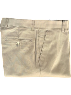 Klasik Erkek Keten Pantolon Büyük Beden Rahat Kalıp Baba Pamuklu