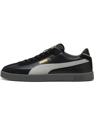 Puma Club II Era Unisex Sneakers Siyah Kauçuk Tabanlı Nefes Alabilir Malzeme ile Günlük Kullanım