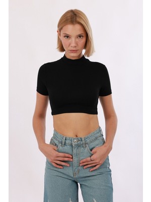 Kadın Kısa Kol Crop