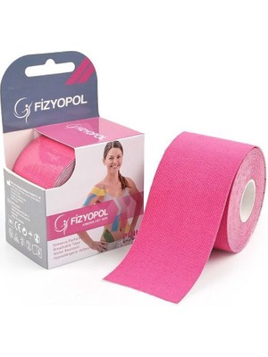 New Product Kinezyo Tape Band 5 Metre x 5 cm Pembe Renk, Kinesio Sporcu Bandı