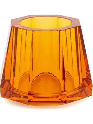 System Banyo Aksesuarları Cyrstal Bath Accessory Tooth Mug Amber 88x120x120 mm