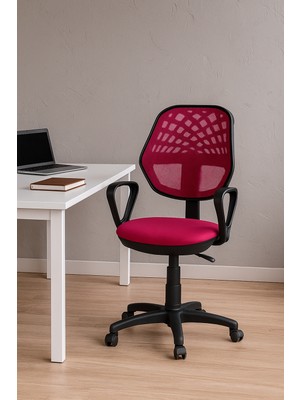 Ergonomik Fileli Ev ve Personel Çalışma Sandalyesi Ayarlanabilir Bel Desteği ve Yüksek Konfor Modern Tasarım