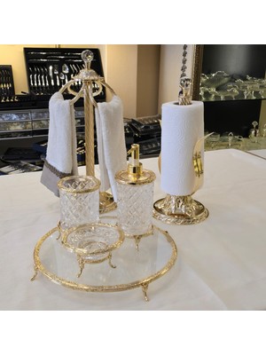 6 Parça Banyo Seti Altın