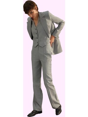 Kadın Straight Kesim Pantolon Yüksek Bel Geniş Paça Nefes Alan Kumaş Yaz Aylarının Vazgeçilmezi