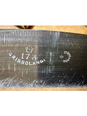 1960 Lar Fransız Gümüş Kaplama Servis Seti Çatal 27,5 cm Bıçak 31,5 cm