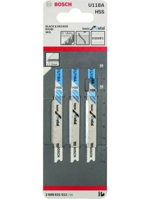 Bosch Dekupaj Testere Bıçağı Agzı U 118 A 3 Lu