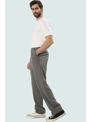 Erkek Modern Pantolon Geniş Paça Rahat Kalıp Sürdürülebilir Üretim Yaz Aylarının Vazgeçilmezi