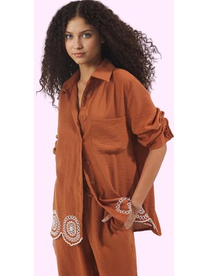 Kadın Yazlık Boru Paça Pantolon Polyester Düz Desenli Rahat Günlük Yaz Aylarının Vazgeçilmezi