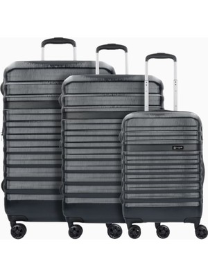 Bugattı Corium 3'lü Sert Kabuklu Valiz Seti 4 Tekerlekli Tsa Kilitli