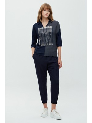 Nervürlü Paçası Yırtmaçlı Pantolon