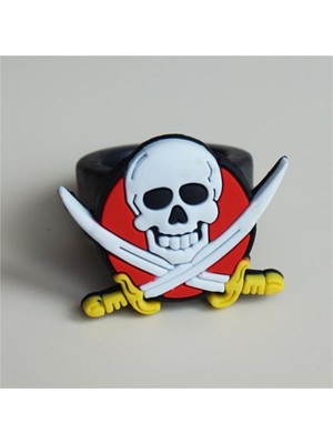 Skygo Korsan Kılıçlı Çocuk Uyumlu Plastik Korsan Yüzüğü