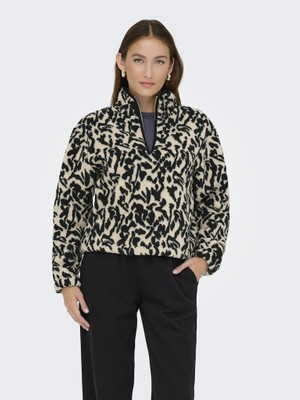 Onlnew Dallas L/s Hıghneck Zıp Swt Noos