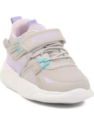 Buz-Lila Cırtlı Çocuk Spor Ayakkabı Arvenzo 320 P