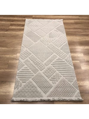 Hoom Rugs Mind 1119 Gri Modern Iskandinav Kaymaz Taban Halı