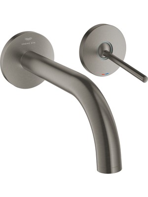 Grohe Lavabo Bataryası Iki Delikli Duvardan Atrio Br. Hard Graphite - 29410AL0