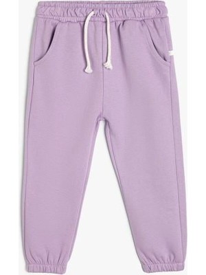 Koton Basic Jogger Eşofman Altı Beli Lastikli Pamuklu