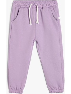 Koton Basic Jogger Eşofman Altı Beli Lastikli Pamuklu