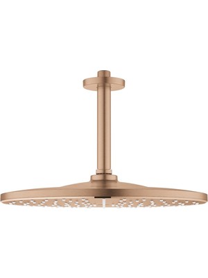 Grohe Rainshower 310 Tepe Duşu Set 142 Mm, 1 Akışlı Brushed Warm Sunset – 26560DL0