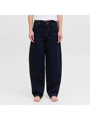 Jack & Jones Fuji Kadin Barrel Fit %100 Pamuk Jean Lastiksiz Günlük Stil 27 - 30 Beden