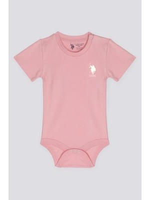 U.S. Polo Assn. Inner Peace Gül Kurusu Bebek Body Zıbın