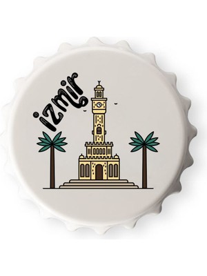 Izmir Tasarımlı Açacak Magnet (1 Adet)