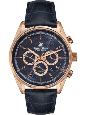 Beverly Hills Polo Club BP3004X.499 Erkek Kol Saati – Dual Time & Gün Göstergeli Quartz Saat