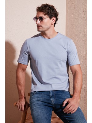 Buratti Pamuklu Regular Fit Bisiklet Yaka T Shirt Erkek T Shirt 59020204