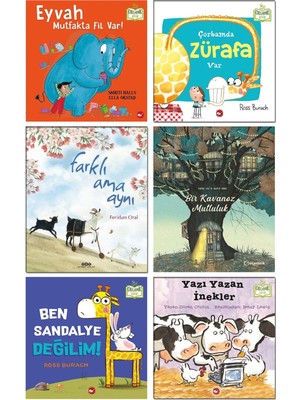 Farklı Ama Aynı Bir Kavanoz Mutluluk Eyvah Mutfakta Fil Var Çorbamda Zürafa Var Ciltli Organik Kitap