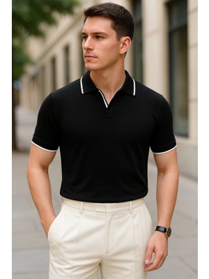 Erkek Uzun Kollu Yakalı Triko Bluz