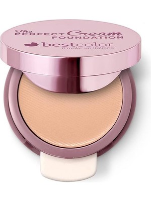 Best Color Kompakt Fondöten Pembe Altın A01 Fondöten