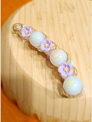 Monalisa Home Lüks Gösterişli Çiçek Figürlü Muz Toka