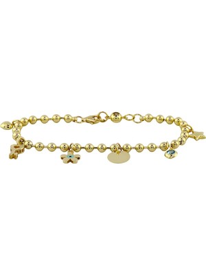 Altınkaynak 14 Ayar Altın Tasarım Bileklik  -  0188010