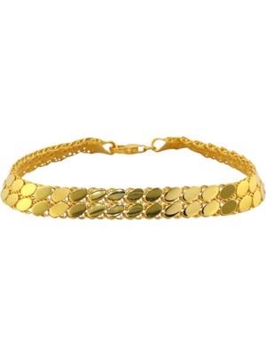 Altınkaynak 14 Ayar Altın Tasarım Bileklik  -  0187723