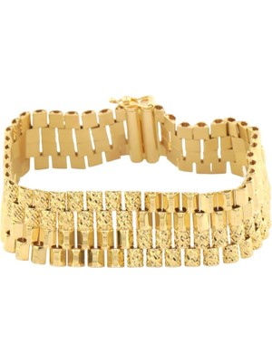 Altınkaynak 14 Ayar Altın Tasarım Bileklik  -  0180028