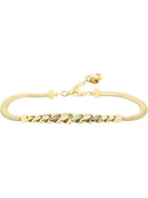 Altınkaynak 14 Ayar Altın Tasarım Bileklik  -  0180880