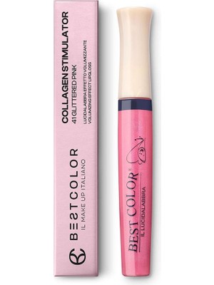 Best Color Collagen Stimulator Volumizing 41 Gül Yaprağı Dudak Parlatıcısı