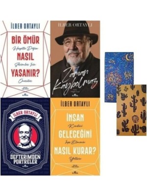Bir Ömür Nasıl Yaşanır-Zaman Kaybolmaz-Defterimden Portreler-Insan Geleceğini N-2 Not Defteri Hediye