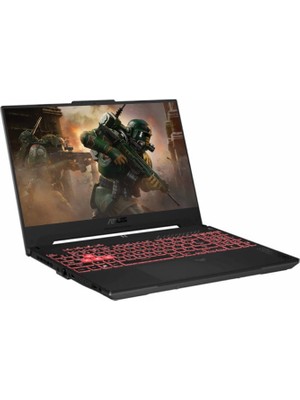 Asus Tuf Gaming A15 Ryzen 7 7435HS RTX 4050 Gaming Laptop 8GB RAM 512GB SSD 15.6" FHD 144Hz Win11 Home + Per4 Çanta FA507NURLP075P342