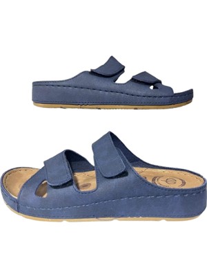 Mulex Kadın Lacivert Ortopedik Terlik